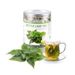 55 Nettle Leaf Tea Bags, 100% Natural & Pure Stinging Nettle Tea, Dried Nettle Tea Herb Leaves, Caffeine Free, Eco-Conscious Tea Bags