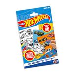 Hot Wheels by Bladez Toyz Sticker Craft Activity Set - Hotwheels Creative Fun with Stickers & Colouring -Stickers For Children with Mini Card Scene & Pens -Perfect Kids Stickers For Party Bags-1 Pack