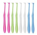 Chargenyang 8 PCS Interspace Toothbrush for Teeth Detail Cleaning and Braces Clean Soft and Compact Trim Tooth Toothbrush Rose Red, Blue, White