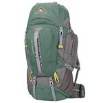 High Sierra Hiking Backpack with Inner Frame, Pines/Slate/Chartreuse, 90, Hiking backpack with inner frame