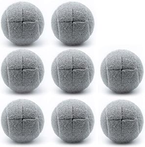 Magicorange 8 PCS Precut Walker Tennis Balls for Furniture Legs and Floor Protection, Heavy Duty Long Lasting Felt Pad Glide Coverings(Grey)