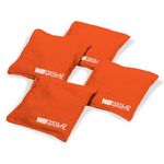 Wild Sports Authentic Cornhole Bean Bag (4 Pack), Orange