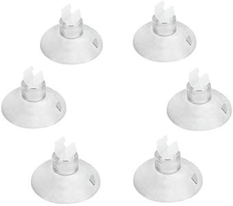 Pawfly Aquarium Suction Cup Clips for Standard 3/16" ID Airline Tubing Clear Air Hose Holder Clamp Accessories for Fish Tank Aeration Setup, 20 Pack