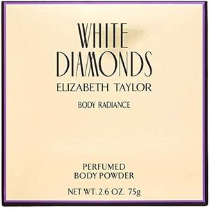 Elizabeth Taylor White Diamonds Body Radiance Perfumed Body Powder 2.60 oz (Pack of 4)