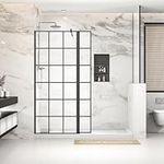 Sunrosa Walk-in Shower Door, 48" × 