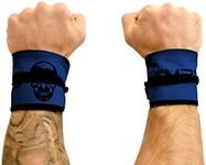 Strength Wrist Wraps For Cross Training, Olympic Lifting, Strength Training, WOD Workouts - Strong Wrist Support For Men and Women - Fits All Wrist Sizes | Men And Women (Navy)