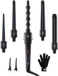 Curling Wand, Ohuhu 5 in 1 Hair Cur