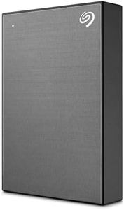 Seagate One Touch Portable External Hard Disk Drive with Data Recovery Services, 4TB, Grey