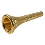 1Pcs Yootones French Horn Mouthpiece Standard Horn Mouthpiece Compatible with French Horn Replacement Accessory (Gold)