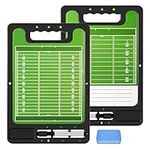 Joyeee American Football Coach Board Dry Erase Double-Sided Rugby Coaching Tactical Marker Board Plan Strategy Lineup Coaches Gifts Training Equipment Accessories for Game Sports Plays