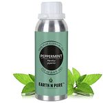 Earth N Pure Peppermint Essential Oil (Pudina Oil) Undiluted, Natural and Therapeutic Grade 250 ml