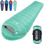 QEZER Down Sleeping Bag for Adults 