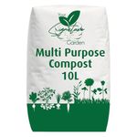 Laeto Your Signature Garden Multi Purpose Compost For Outdoor Plants | Grow Boost Compost For Indoor Plants, Soil Bags For Planting Sowing Baskets And Tubs - 10 Litre Bag