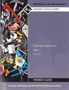 Study Guide for Residential Carpentry and Repair 2nd Edition by NCCER Standardized Curriculum (2015-08-02)