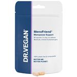 DR.VEGAN MenoFriend | Menopause Support, Make Menopause Comfortable | 60 Capsules | Two-A-Day | Botanicals, Vitamins & Minerals Including Wild Yam 500mg, Dandelion Root 200mg, Mung Bean 130mg