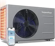 Varpoolfaye 40000 BTU Pool Heater for Above Ground Pool,12000 Gallons Electric Pool Heater for Inground Pool,WiFi Control,Heating and Cooling Pool Heat Pump 220V 60HZ