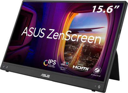 ASUS ZenScreen 16" Portable Monitor – Full HD IPS, HDMI, USB-C, Anti-Glare