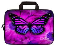 iColor - Fashion Butterfly 15"-15.6" Inch Laptop / Notebook Computer / MacBook Air / MacBook Pro Case Briefcase Bag Pouch Sleeve Carry Case (IHB15-005)