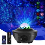 Jainchan® Starry Night Light Galaxy Projector for Star Sky Ceiling | Remote Control, Bluetooth Speaker light, Multicolor LED Lamp Lights for Bedroom Decoration | All Age Gift Item