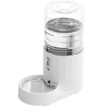 PetVogue Automatic Dog Water Dispenser Gravity Waterer Feeder, Water Feeding Bowls for Medium & Small-Sized Dogs Cats Other Pets -4 LTR - White