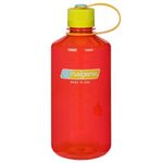 Nalgene Tritan 32-Ounce Narrow Mouth BPA-Free Water Bottle, Pomegranate