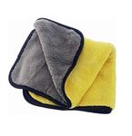 Azaria 1 PCS Car Accessories Cleaning 800 GSM Microfiber Towel for Car Cleaning and Detailing - Dual Sided, Extra Thick Plush Microfiber Cloth - 40cm x 30cm