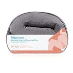 Frida Mom Adjustable Keep-Cool Pregnancy Pillow, U,C,L, and I Shapes in 1 Pillow, Support for Belly, Hips + Legs for Pregnant Women,Cooling Micro-Bead Filling Visit The FridaBaby Store