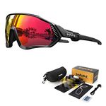 KAPVOE Cycling Glasses Polarized Sports Sunglasses MTB Mountain Bike Eyewear Men Women Road Bicycle BMX Running Fishing Golf