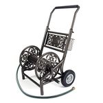 Liberty Garden 301 Decorative Two Wheel Hose Cart, Bronze