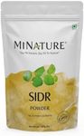 mi nature Natural Sidr Powder for Hair & Skin | Sidr Leaves Powder - Natural Hair Cleanser & Conditioner | Natural Source of Mucilages and Saponins (227g)