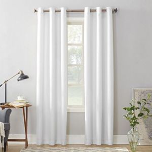 No. 918 Montego 2-Pack Casual Textured Semi-Sheer Grommet Curtain Panel Pair