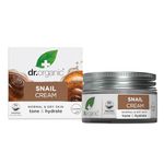 Dr Organic Snail Gel Cream, Healthy-Aging, Moisturising, Mens, Womens, Normal & Dry Skin, Natural, Vegetarian, Cruelty-Free, Paraben & SLS-Free, Recycled & Recyclable, Organic, 50ml