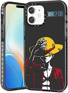 Coralogo for iPhone 12/12 Pro Case Cute Japan Anime Manga Hat Boys Character Pattern Cover Men Japanese Designer Cool Teens Bumper Protective Soft Phone Cases Clear Design for iPhone 12/12Pro 6.1"