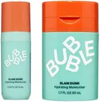 Bubble Skincare Slam Dunk Bundle - Hydrating Face Cream for Dry Skin Made with Vitamin E + Aloe Vera Juice for a Glowing Complexion - Skin Care with Blue Light Protection (50ml + 10ml, 2 Count)