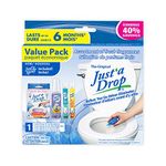 Just A Drop The Original Toilet Odour Eliminator Value Pack 88 Milliliterblue Assorted Assorted