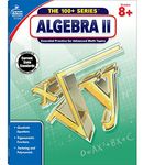 Carson Dellosa The 100+ Series: Algebra 2 Workbook, Trigonometry, Algebraic Functions, Quadratic Equation Practice, Factoring Polynomials, Math Workbooks for Classroom or Homeschool Curriculum (Volume 1)