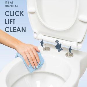 AQUALONA Thermoplastic Toilet Seat – White