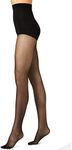 Voodoo Women's Pantyhose 15 Denier Shine Firm Control Sheer Tights (3 Pack), Black Magic, Extra Tall