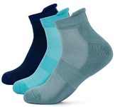 Mush Bamboo Fibre Ultra Soft, Anti Odor, Breathable, Anti Blister Ankle Length Socks for Men & Women for Running, Sports & Gym (Pack of 3)