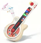 TOP BRIGHT Kids Guitar, Toddler Musical Instrument Toys for 3 4 5 Year Old Boys Girls Gifts, 3 in1 Electric Guitar