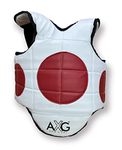 AXG Taekwondo Strengthen 2 Sided Colored Chest Guard (Medium) Age 9 to 15