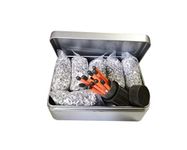 eGreen Emergency Fire Starter Magnesium 6 Bags Weather Proof Matches for Camping Hiking Bushcraft +1 of Free Tin Box (Mg + Matches)