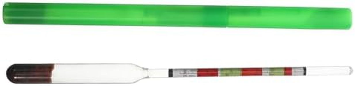 generic Hydrometer for Home Brew Beer - Specific Gravity Hydrometer, Triple Scale Hydrometer Glass 3- in- 1 Maple Syrup Hydrometer for Home Brew Beer Wine Mead Measure