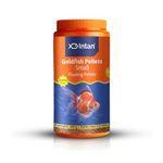 Intan Goldfish Pellets (Small 1.5mm Floating) | 460gm - Highly Nutritious Ornamental Fish Food for All Goldfish - Ryukin, Red Cap, Ranchu & Lionhead | Growel Feeds