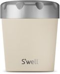 S'well Stainless Steel Ice Cream Chiller Vanilla -16 Ounces Triple Layered Vacuum Insulated Keeps Ice Cream Fr ouncesen for Hours