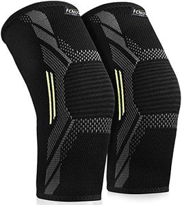 Elbow Brace Compression Sleeve for Men & Women (1 pair), Arm Support Sleeves Forearm Pain Relief Pads Braces for Tendonitis, Tennis & Golfers Elbow Treatment, Arthritis, Workout, Weight lifting