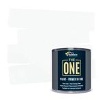 THE ONE All-In-One Paint & Primer - Off White Matt, 250 ml | Multi-Surface 1 Coat Formula | Easy Indoor & Outdoor Decorating for Home & Garden Walls, Floors & Furniture | Water-Based & Low VOC