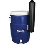 Igloo Beverage Cooler 5Gal Seat Top with Cup Dispenser, Majestic Blue