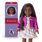 American Girl Truly Me - 18 Inch Truly Me Doll - Brown Eyes, Textured Black Hair, Very Deep Skin with Neutral Undertones - DN80