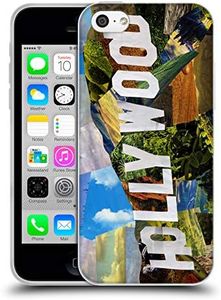 Official Artpoptart Hollywood Travel Soft Gel Case Compatible for Apple iPhone 5c